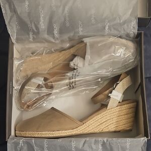 Style & Co Natural Wedge Taupe